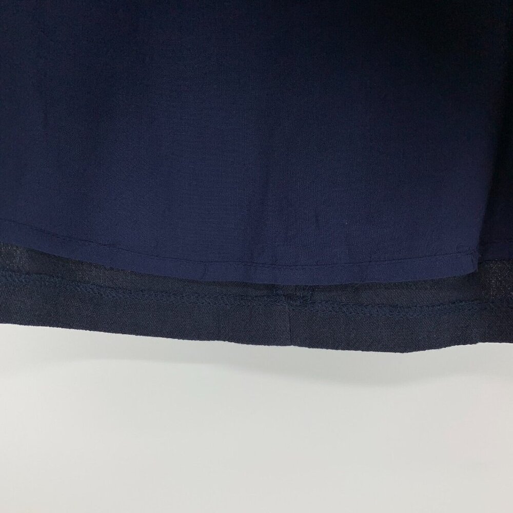 Umgee Skirt Navy Blue Embroidered Floral Bird Mini Boho - Picture 6 of 11